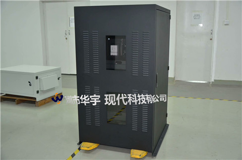 我司21号发货浙江，为浙江某公司提供定制款恒温恒湿户外投影仪安装柜(图2)